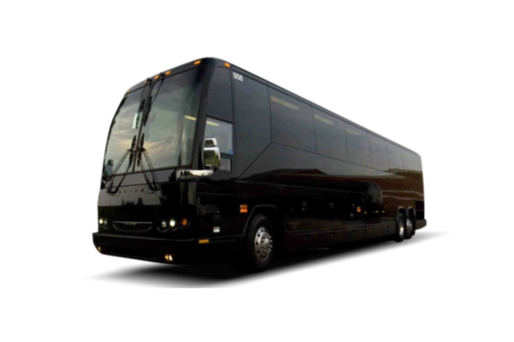 Black Prevost Bus